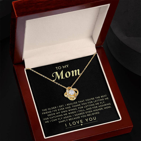 Because You Believed - Mom Necklace